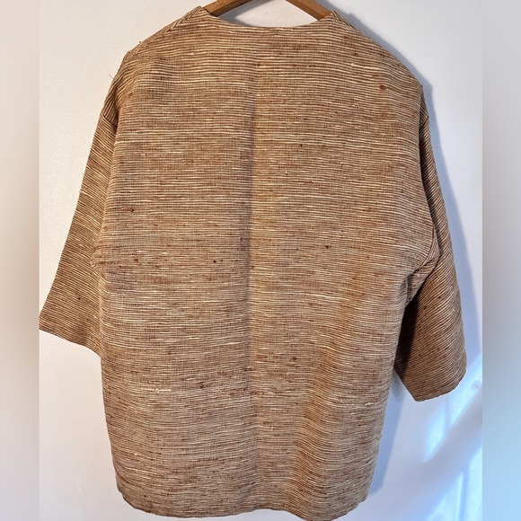 Mary Ann Restivo silk blend open front kimono style blazer/ cardigan/ jacket - Picture 9 of 9